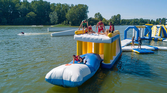 France Outdoor Inflatable Water Park Games For Adults / Inflatable Water Park Equipment