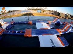 250명 거대 펌플 워터 파크 게임 TUV 자격증  Wipeout 코스