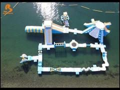 부유식 팽창식 워터파크 게임 워터파크 부유 0.9mm PVC