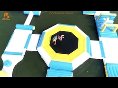 TUV 인증서 호수용 부풀이 수중 트램폴린