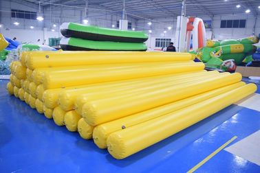 6m Long Inflatable Swim Buoy For Pool / Inflatable Tube With Anchor Ring