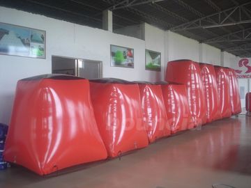 Red Paintball Field Equipment Inflatable Paintball Bunker
