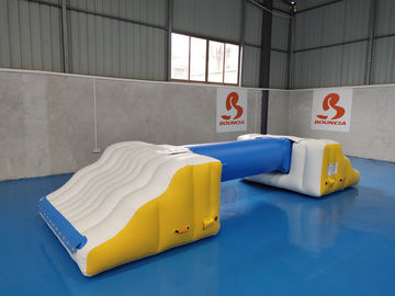 Customized Inflatable Floating Water Park Games For Adults / Aquapark Inflatables With Anti-UV Material