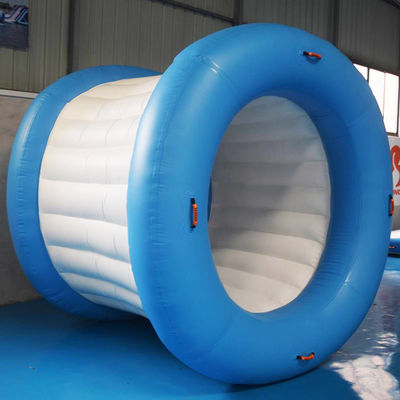 0.9mm PVC Tarpaulin Inflatable Water Walking Roller Ball With Durable Net Structure