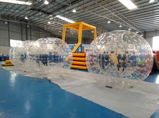 1.0mm PVC  Inflatable Zorb Ball With Soft Back Cushions