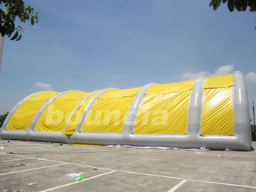 30mL*18mW*8mH Airtight Inflatable Paintball Field For Sale