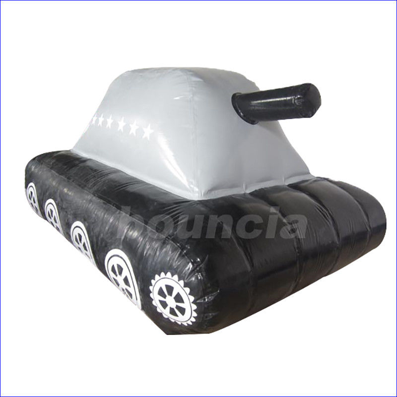 0.6mm PVC Tarpaulin Fabric  Inflatable Military Tank for Paintball Sport